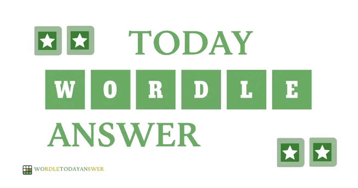 Wordle Answer June 12, 2026
